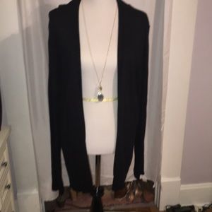 Old Navy lightweight black open front cardigan